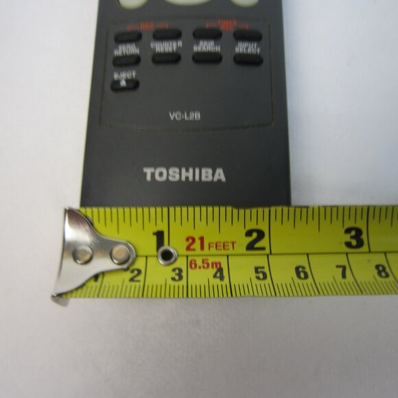 Toshiba VC-L2B VCR Remote Control OEM - Used - Tested - Works - Picture 10 of 10